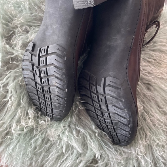 Ralph Lauren Dark Brown Lace Up Boots - Picture 7 of 9